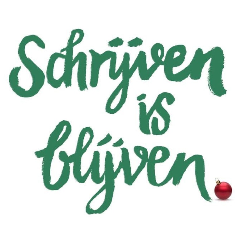 Schrijvenisblijven